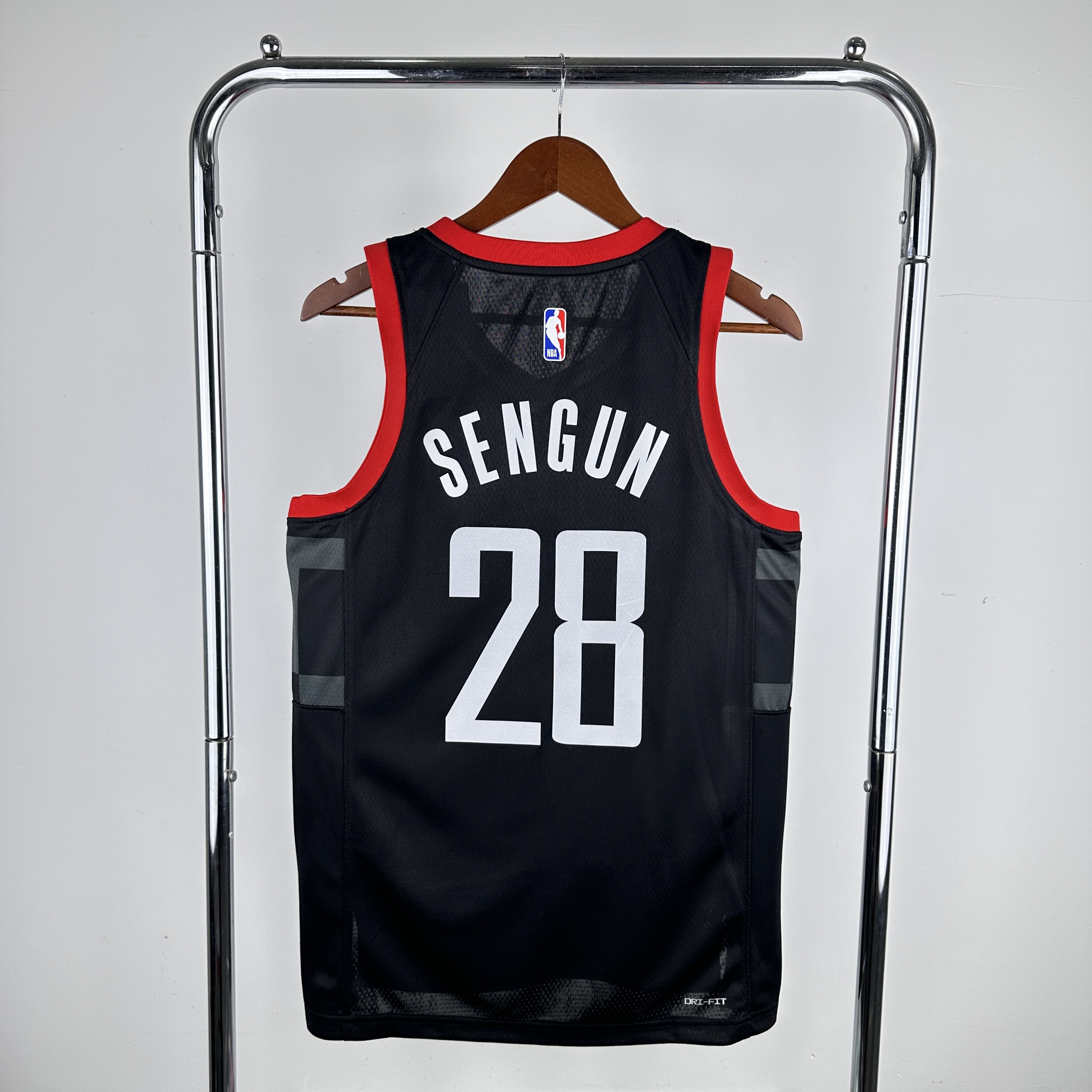 Men Houston Rockets #28 Sengun Black 2024 NBA Jersey